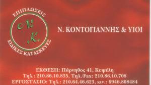 ΒΙΟΤΕΧΝΙΑ ΕΠΙΠΛΩΝ ΕΠΙΠΛΑ ΚΟΥΖΙΝΑΣ ΤΑΠΕΤΣΑΡΙΕΣ ΚΥΨΕΛΗ ΚΟΝΤΟΓΙΑΝΝΗΣ ΕΥΘΥΜΙΟΣ