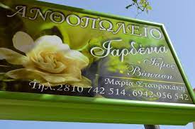 ΑΝΘΟΠΩΛΕΙΟ ΓΑΡΔΕΝΙΑ ΠΕΖΑ ΑΡΧΑΝΕΣ ΗΡΑΚΛΕΙΟ ΚΡΗΤΗ ΣΤΑΥΡΑΚΑΚΗ ΜΑΡΙΑ