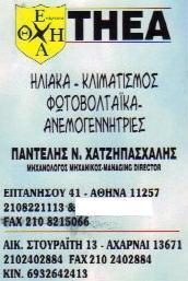 THEA ΗΛΙΑΚΑ ΚΛΙΜΑΤΙΣΜΟΣ ΦΩΤΟΒΟΛΤΑΙΚΑ ΑΝΕΜΟΓΕΝΝΗΤΡΙΕΣ ΠΑΛΑΙΟ ΦΑΛΗΡΟ ΧΑΤΖΗΠΑΣΧΑΛΗΣ ΠΑΝΤΕΛΗΣ   