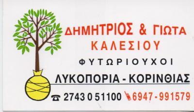 ΦΥΤΩΡΙΑ ΦΥΤΩΡΙΟ ΦΥΣΤΙΚΙΑΣ ΛΥΚΟΠΟΡΙΑ ΚΟΡΙΝΘΙΑΣ ΚΑΛΕΣΙΟΣ ΔΗΜΗΤΡΙΟΣ