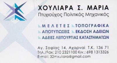 ΑΔΕΙΕΣ ΜΙΚΡΗΣ ΚΛΙΜΑΚΑΣ- ΕΝΕΡΓΕΙΑΚΟ ΠΙΣΤΟΠΟΙΗΤΙΚΟ - ΑΝΑΚΑΙΝΙΣΕΙΣ - ΑΥΘΑΙΡΕΤΑ -  ΑΧΑΡΝΑΙ  ΧΟΥΛΙΑΡΑ Μ.