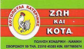 ΖΩΗ ΚΑΙ ΚΟΤΑ ΝΩΠΑ ΚΟΤΟΠΟΥΛΑ ΚΑΤΕΡΙΝΗ