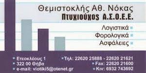 ΛΟΓΙΣΤΙΚΟ ΓΡΑΦΕΙΟ ΛΟΓΙΣΤΗΣ ΘΗΒΑ ΒΟΙΩΤΙΑ ΝΟΚΑΣ ΘΕΜΙΣΤΟΚΛΗΣ