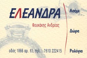 ΤΟΥΡΙΣΤΙΚΑ ΕΙΔΗ ΔΩΡΩΝ ΧΕΙΡΟΠΟΙΗΤΑ ΔΩΡΑ ΕΛΕΑΝΔΡΑ ΗΡΑΚΛΕΙΟ ΚΡΗΤΗ ΦΟΥΚΑΚΗΣ ΑΝΔΡΕΑΣ