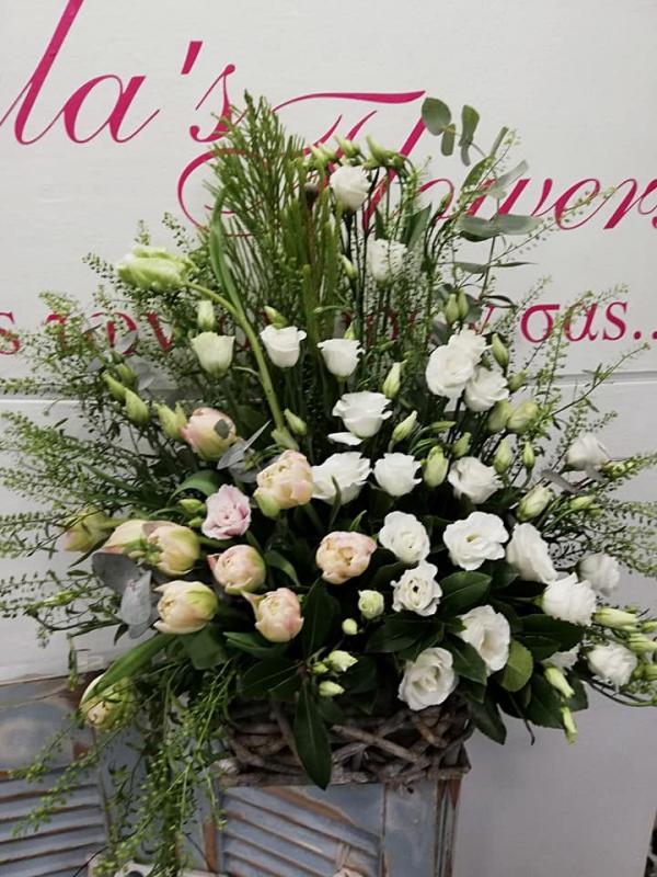 ΑΝΘΟΠΩΛΕΙΟ ΣΤΟΛΙΣΜΟΙ ΓΑΜΩΝ ΒΑΠΤΙΣΕΩΝ ΣΤΟΛΙΣΜΟΣ ΞΕΝΟΔΟΧΕΙΩΝ ΑΙΘΟΥΣΩΝ SOULAS FLOWER ΗΡΑΚΛΕΙΟ ΚΡΗΤΗ